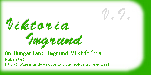 viktoria imgrund business card